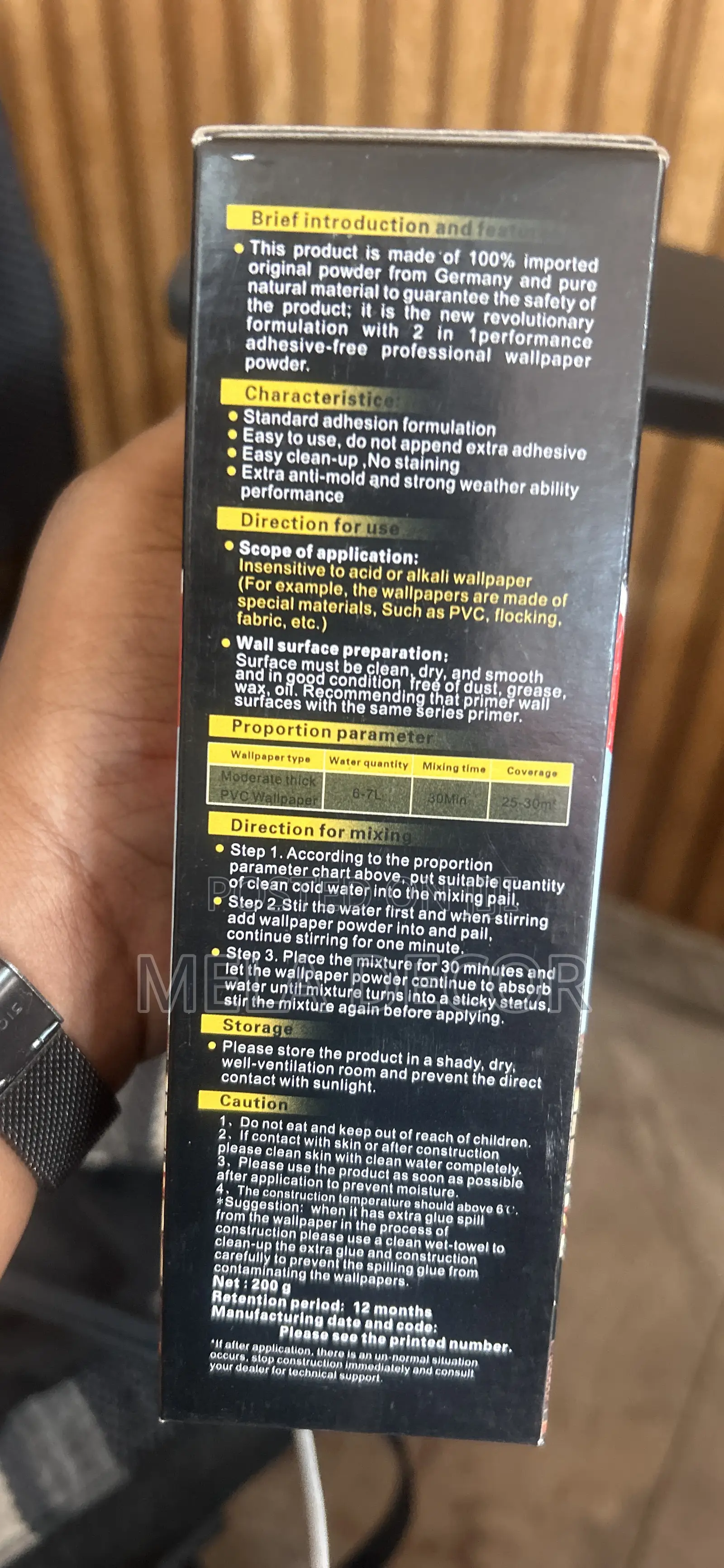 Wallpaper Adhesive/Glue
