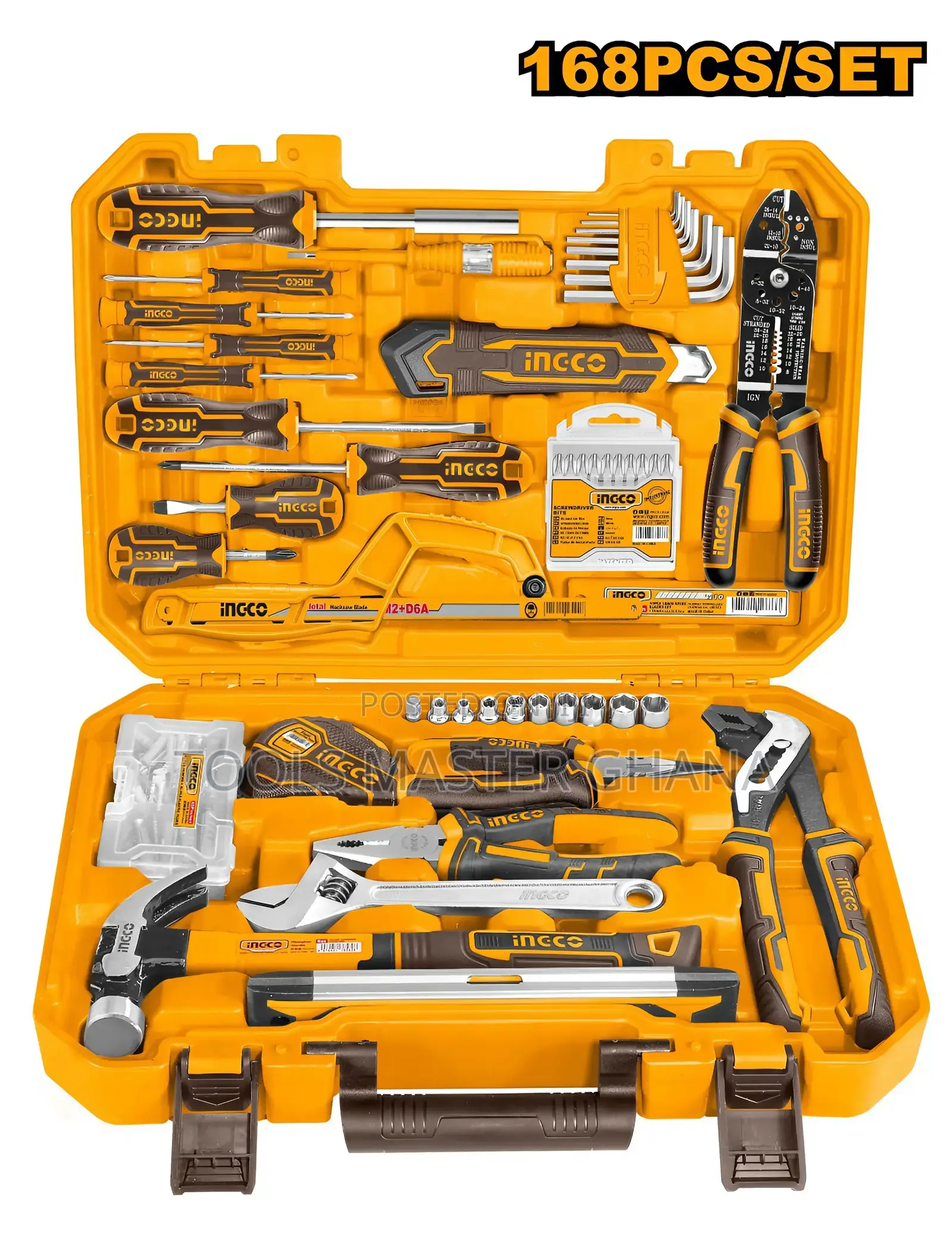 168 Pcs Handtools Set - Hkthp21681