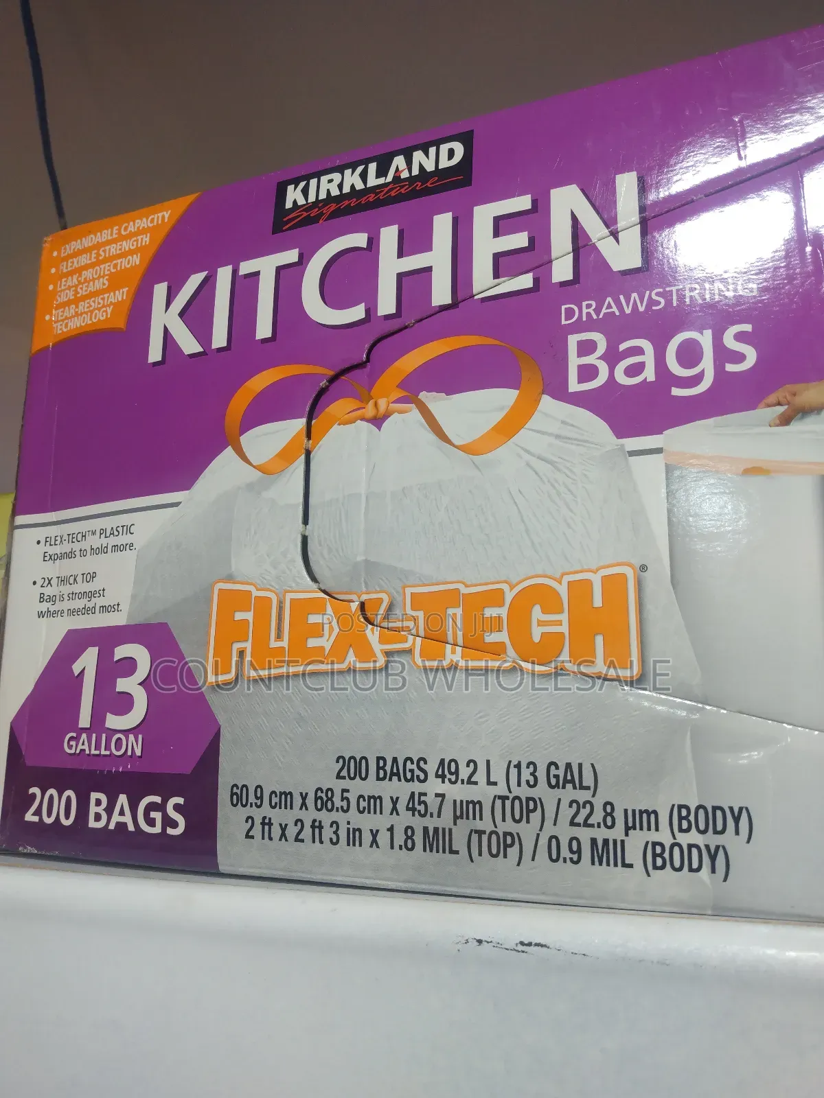 Kirkland Kitchen 13gallon Bags