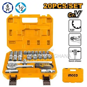 20 Pcs 1/2" Socket Set - Hkts12201