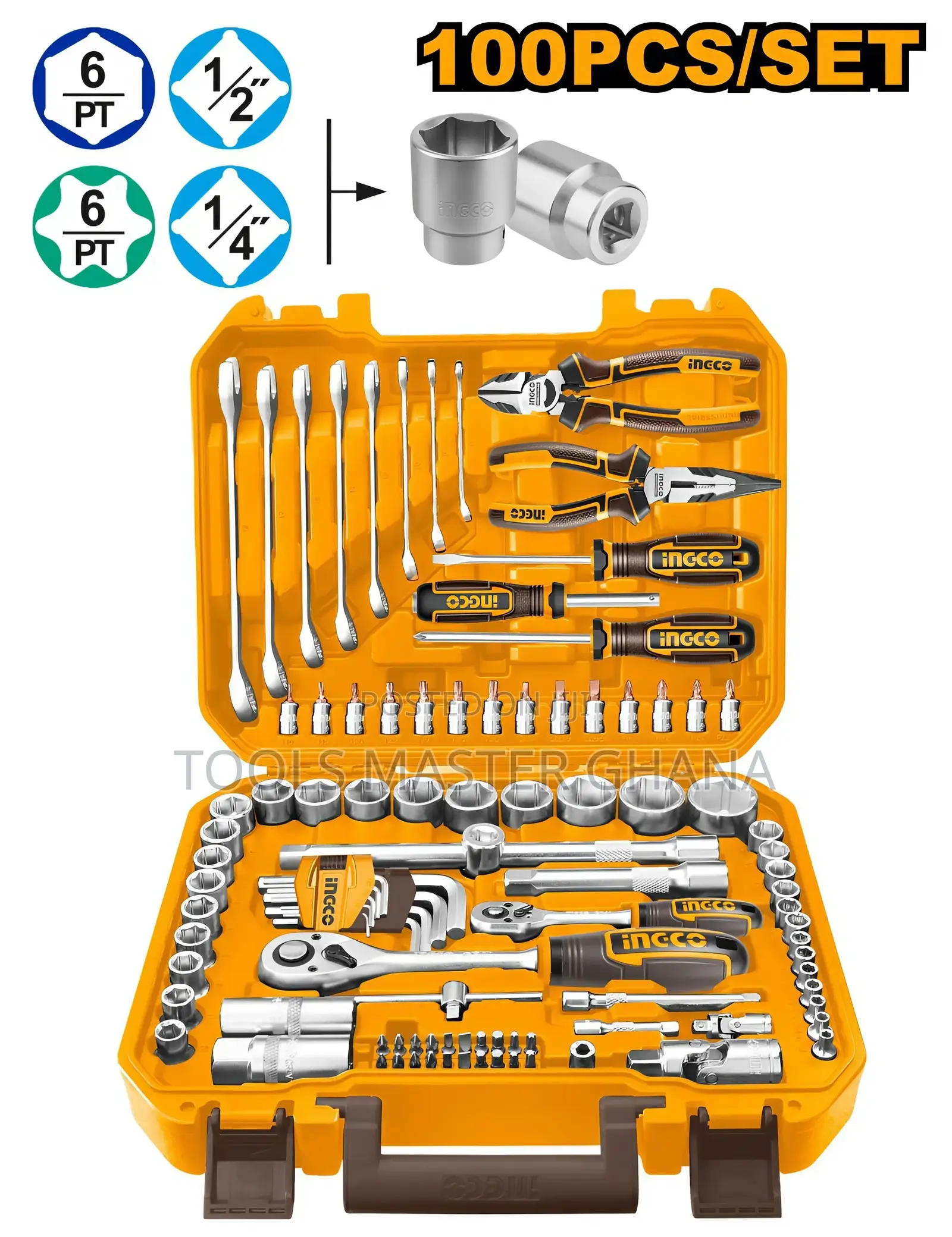 100 Pcs Tools Set - Hkthp21001
