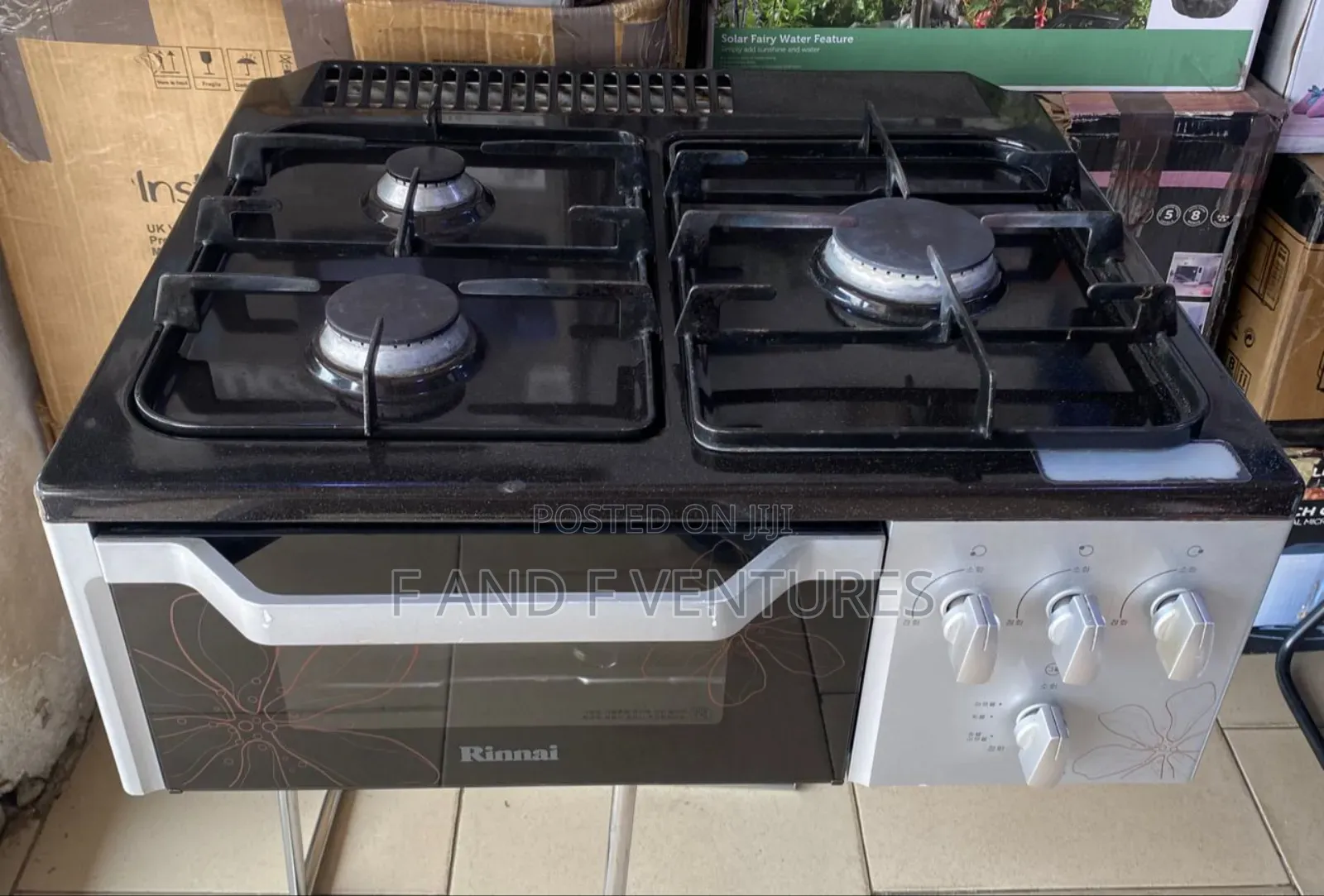 3 Burner Silver With Oven