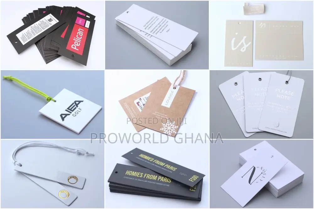Customized Hang Tags, Threads, Thank You Cards, Gift Cards