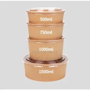 Crafted Paper Bowl For Food And Pasteries