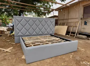 Gray King Size Bed Frame