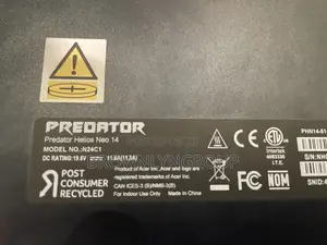 New Laptop Acer Predator Helios Neo 14 16GB Intel Core Ultra 7 SSD 1T