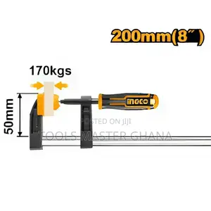 F Clamp With Plastic Handle - Hfc020502