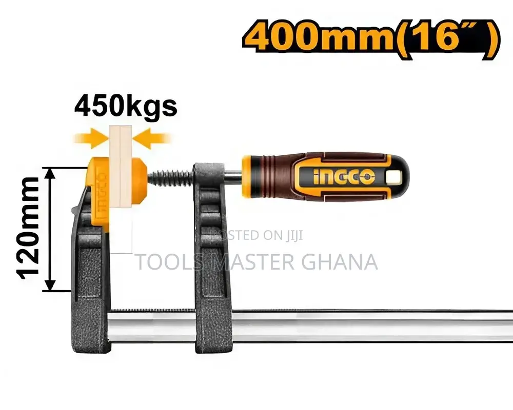 F Clamp With Plastic Handle - Hfc021204
