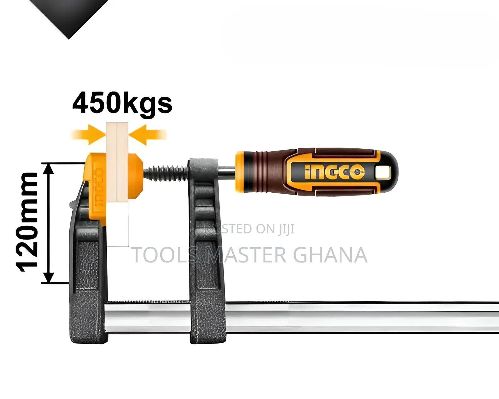 F Clamp With Plastic Handle - Hfc021202