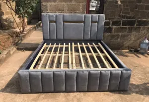 Darkgray Queen Size Bed Frame