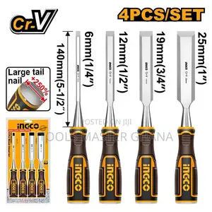 4 Pcs Wood Chisel Set - Hktwc0401