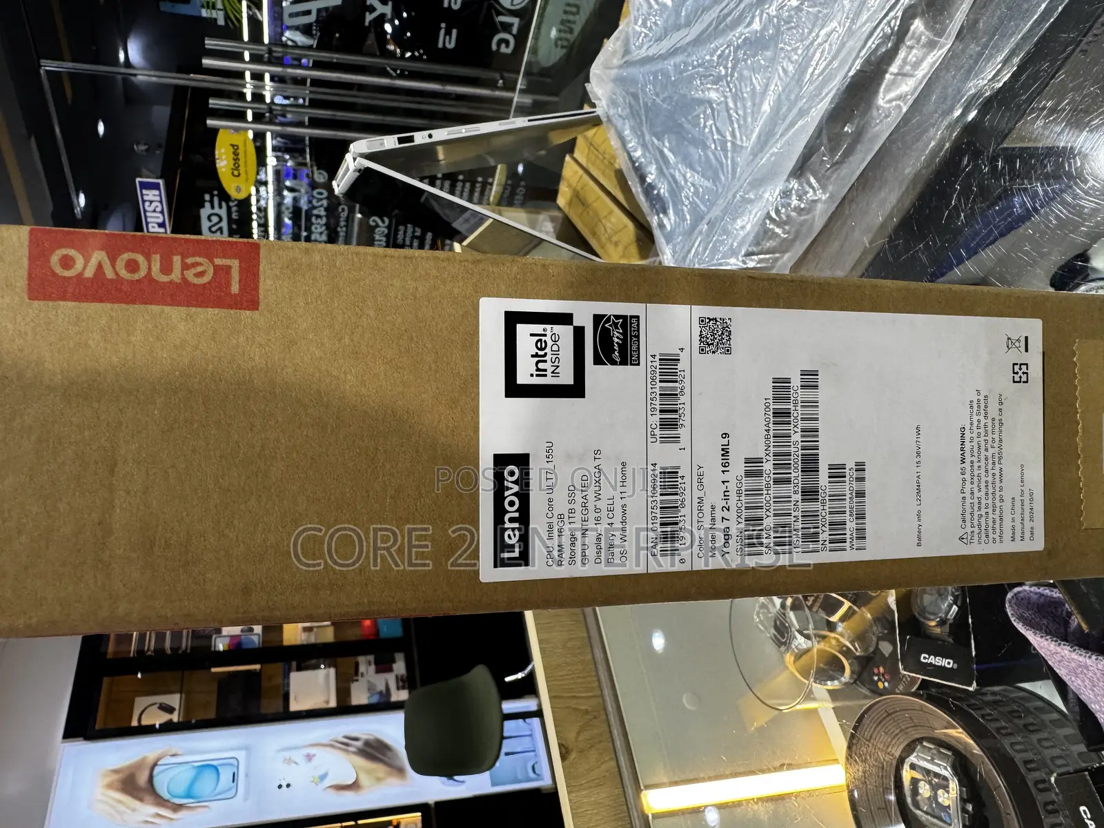 New Laptop Lenovo Yoga 7i 16GB Intel Core I7 SSD 1T