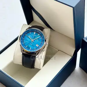 Citizen Chronograph Men’S Leather Wristwatch (Free Delivery)