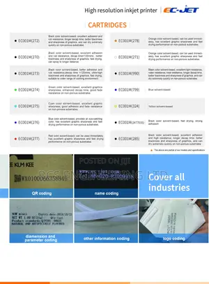 High Resolution Ink-Jet Printer for Daily Industrial ECH900
