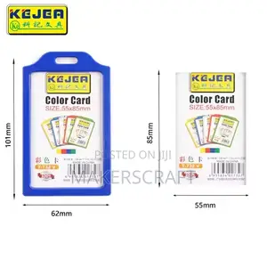 Hard Plastic ID Card Holder