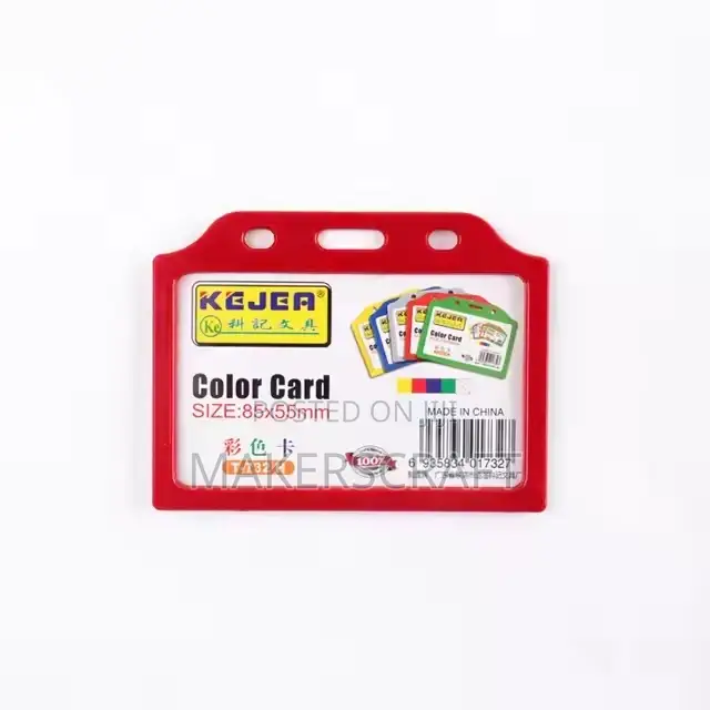 Hard Plastic ID Card Holder