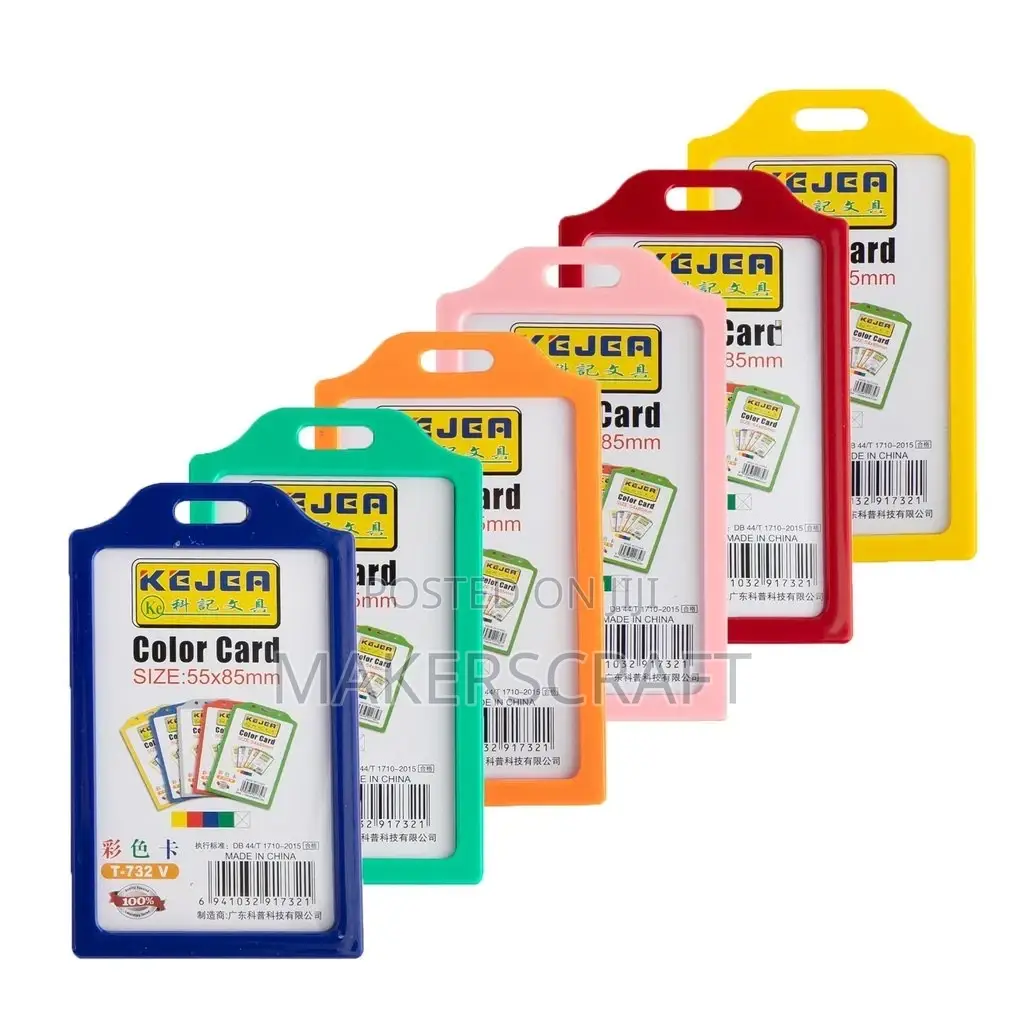 Hard Plastic ID Card Holder