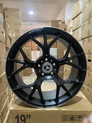 Mercedes Benz All Black Rims, Rim 19 Inches Available Till.