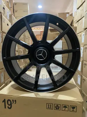 Mercedes Benz All Black Rims, Rim 19 Inches Available Till.