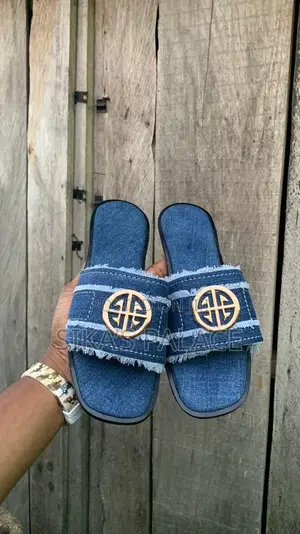 Ladies Denim Slippers