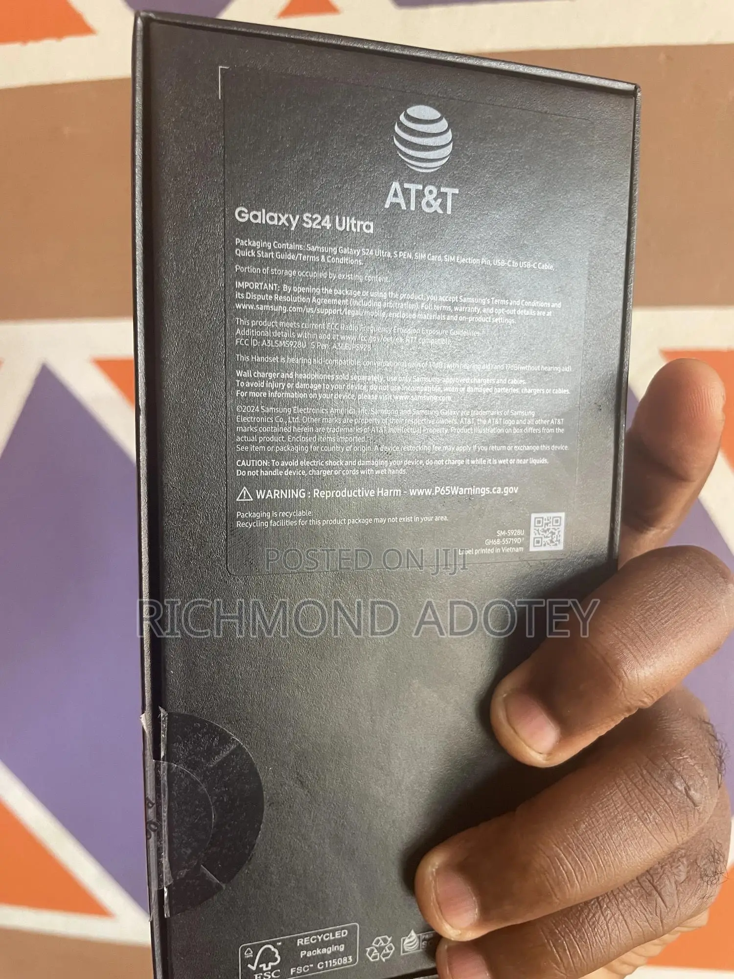 New Samsung Galaxy S24 Ultra 256 GB Purple
