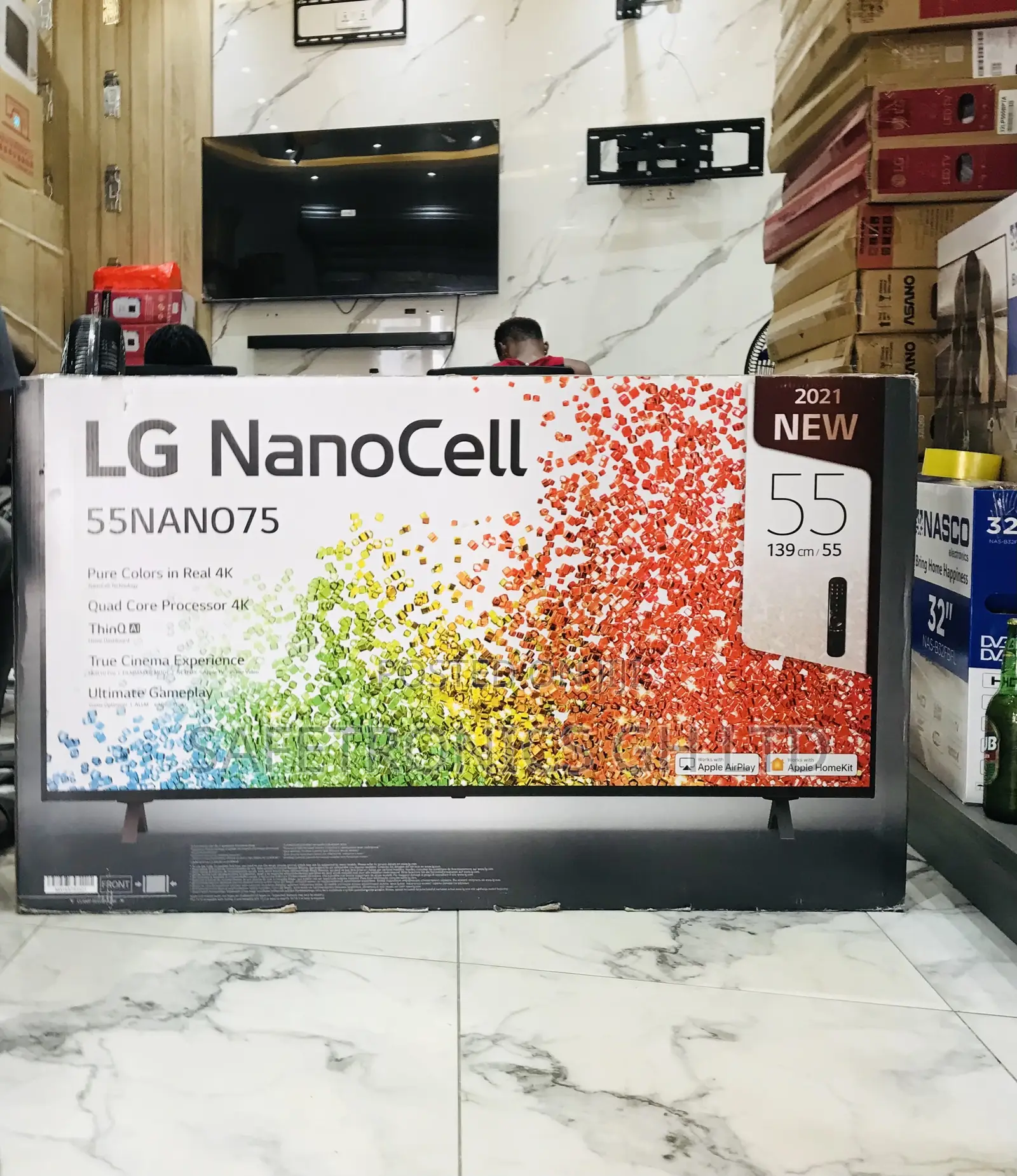 UHD Crystal LG 55 Inch Nano75 Nanocell Smartscreen Tv
