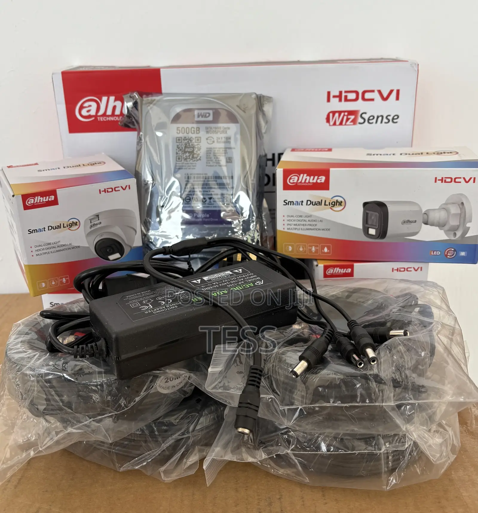 Dahua 4ch Kit 2mp Full Color+Audio+Surveillance 500gb