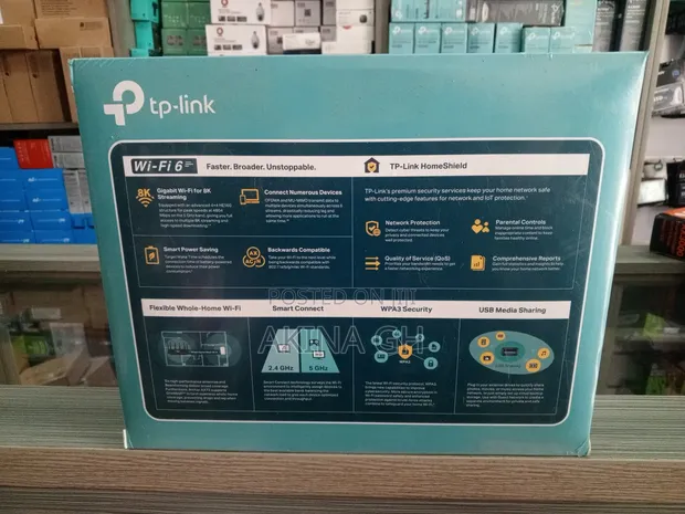 Tp-Link Archer Ax72 Ax5400 Dual-Band Gigabit Wi-Fi 6 Router 2
