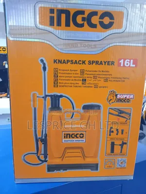 Ingco 16L Knapsack Sprayer-Padded Strap for Comfort