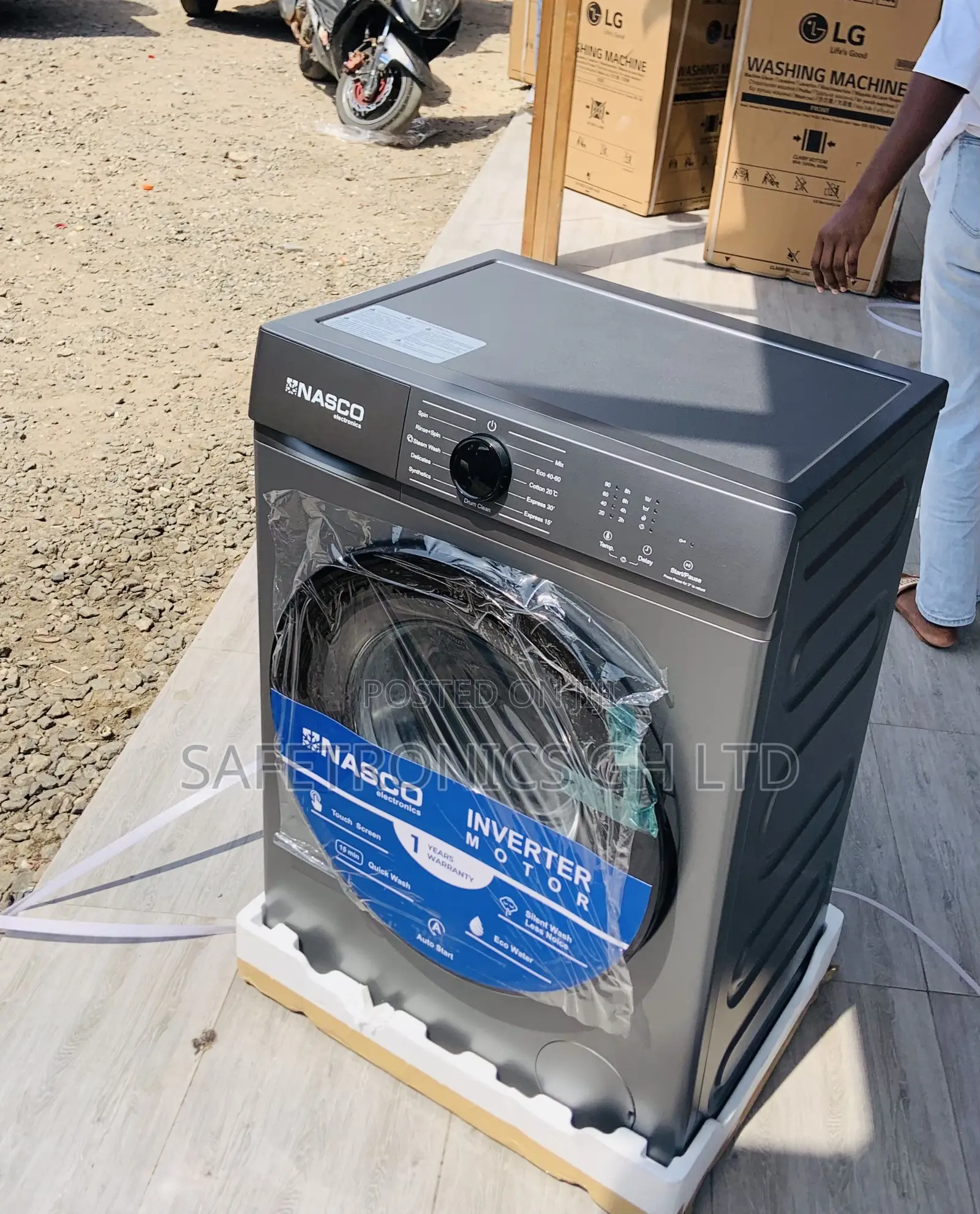 Authentic Nasco 8kg Fully Authentic Front Load Washer