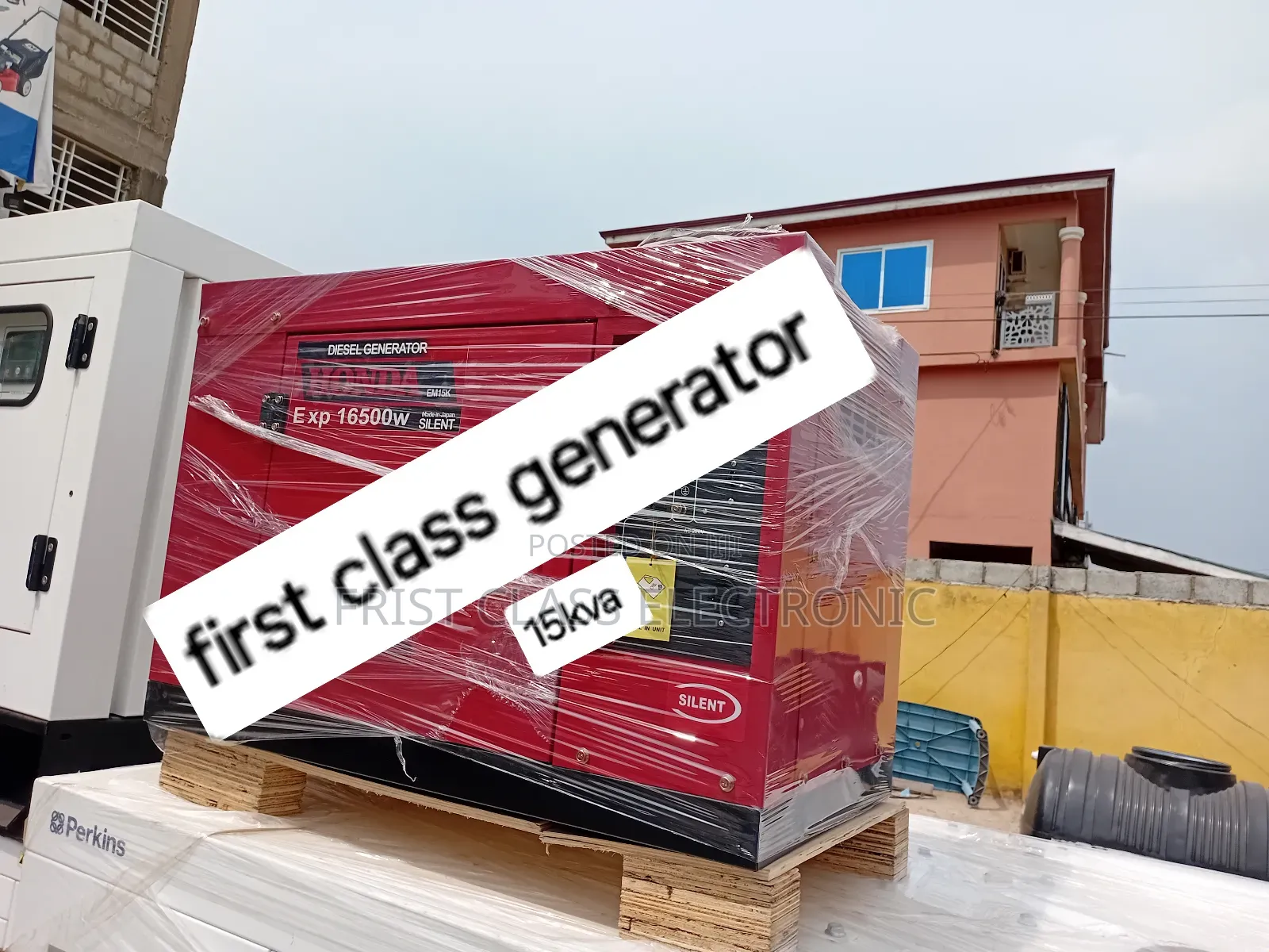 Highly Standard 15kva Diesel Genset With Air-Cooled Engine