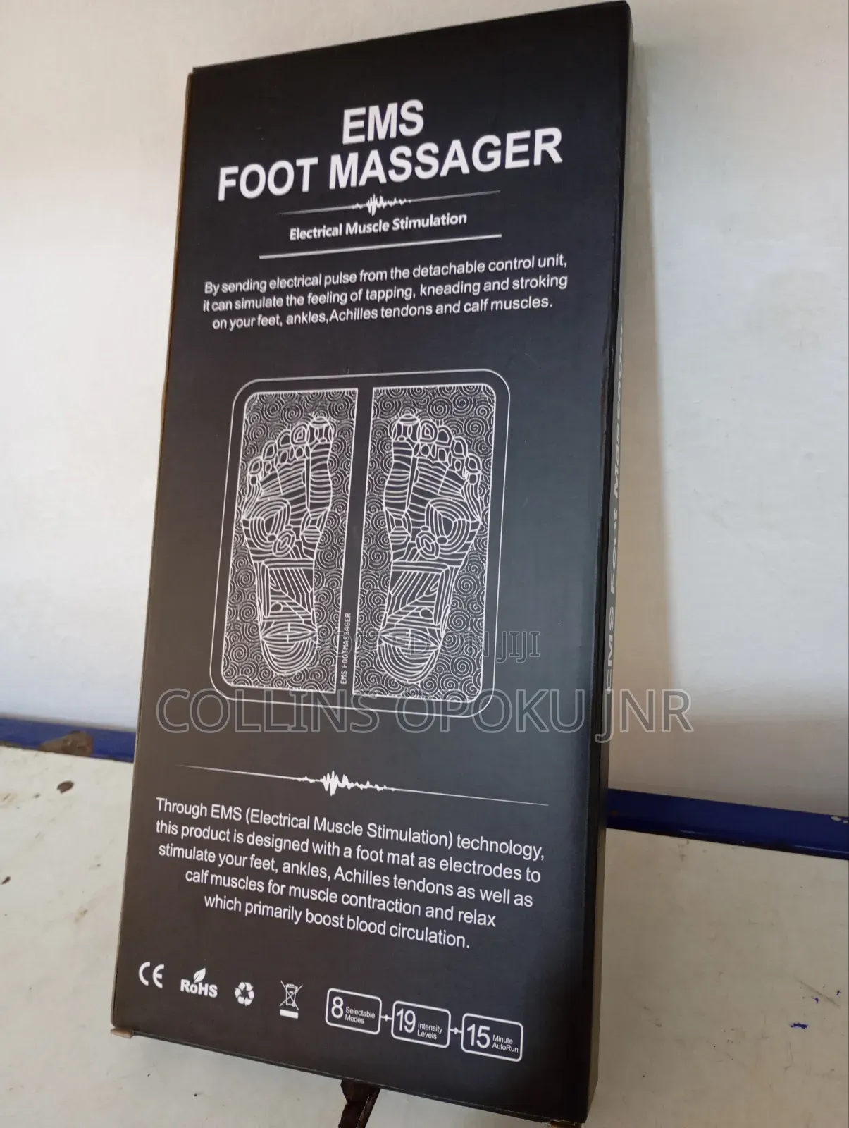 EMS Foot Massager With Body Patches Neck Massager Combo