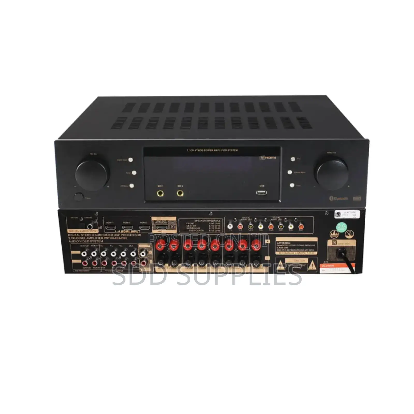 Brand New Rigid 7.1 Channels Home Theater Digital Amplifier