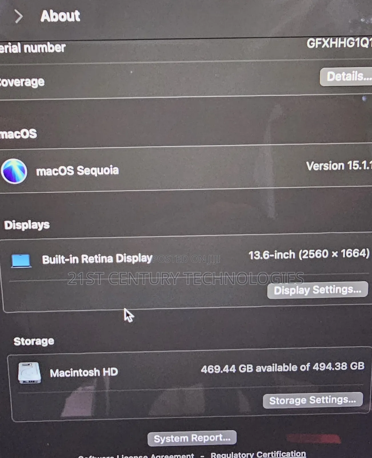 Laptop Apple MacBook Air 2024 M3 13-inch 16GB Apple M3 SSD 512GB