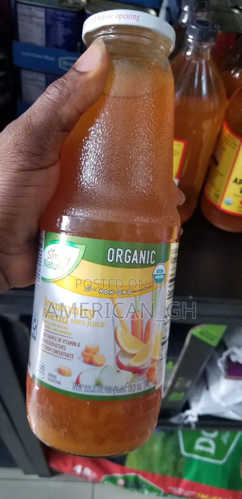 Organic Immunity Blend 100% Juice