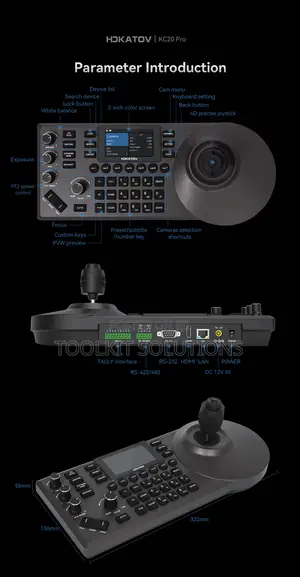 Ndi|Hx2 Multifunctional PTZ Controller With Hdmi Slot