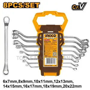 8pcs Offset Ring Spanner Set - Hkspa3088