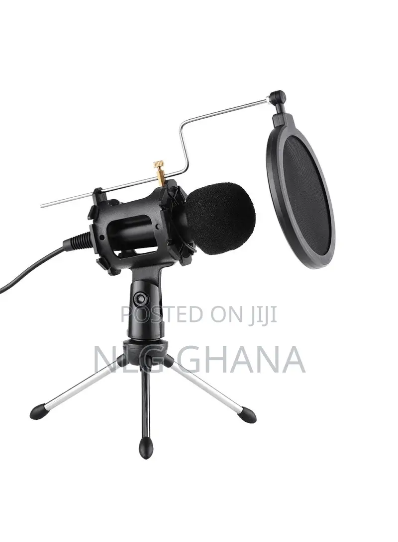 6.8-12.5cm Video Microphone Kit With Mic Tripod Shoc Tvx6507