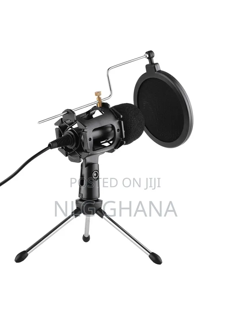 6.8-12.5cm Video Microphone Kit With Mic Tripod Shoc Tvx6507