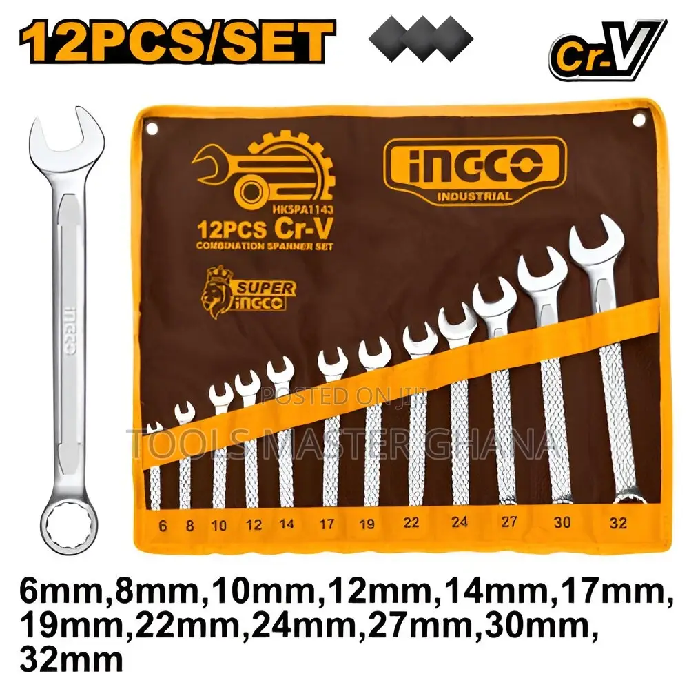 12pcs Double Open End Spanner Set - Hkspa2142