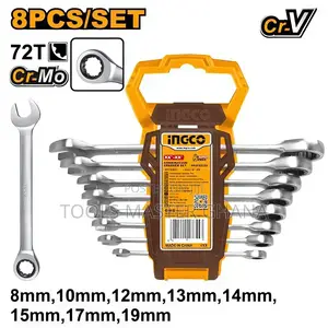 8 Pcs Ratchet Spanner Set - Hkspar1082