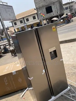 Fast Chilling Sidebyside TCL Doubledoor Gray Fridge