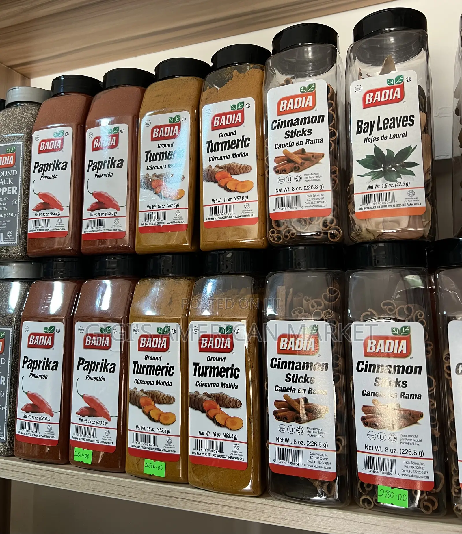 All Badia Spices. Big Size.