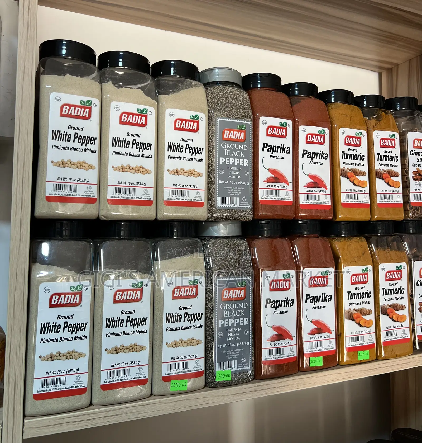 All Badia Spices. Big Size.