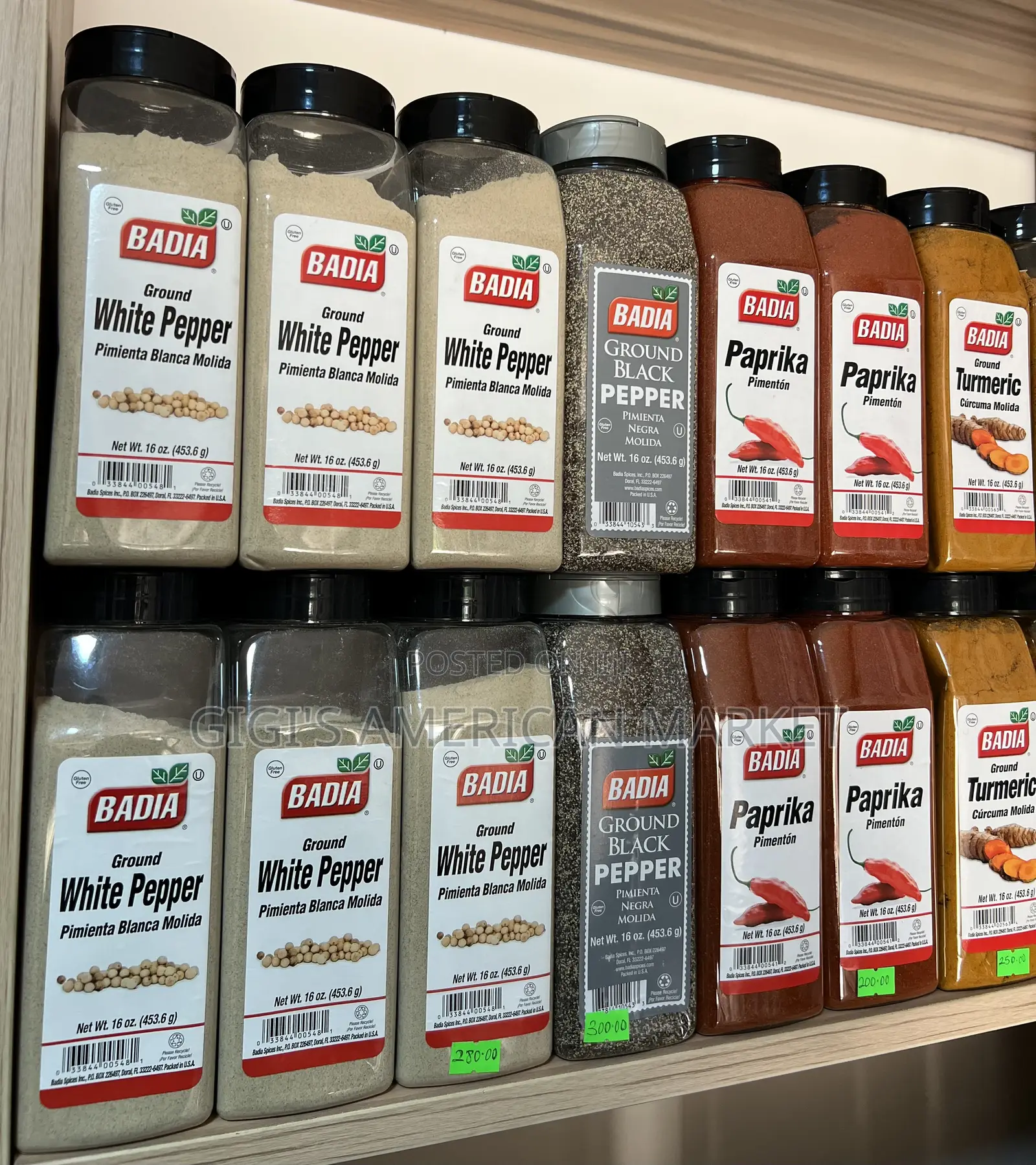 All Badia Spices. Big Size.