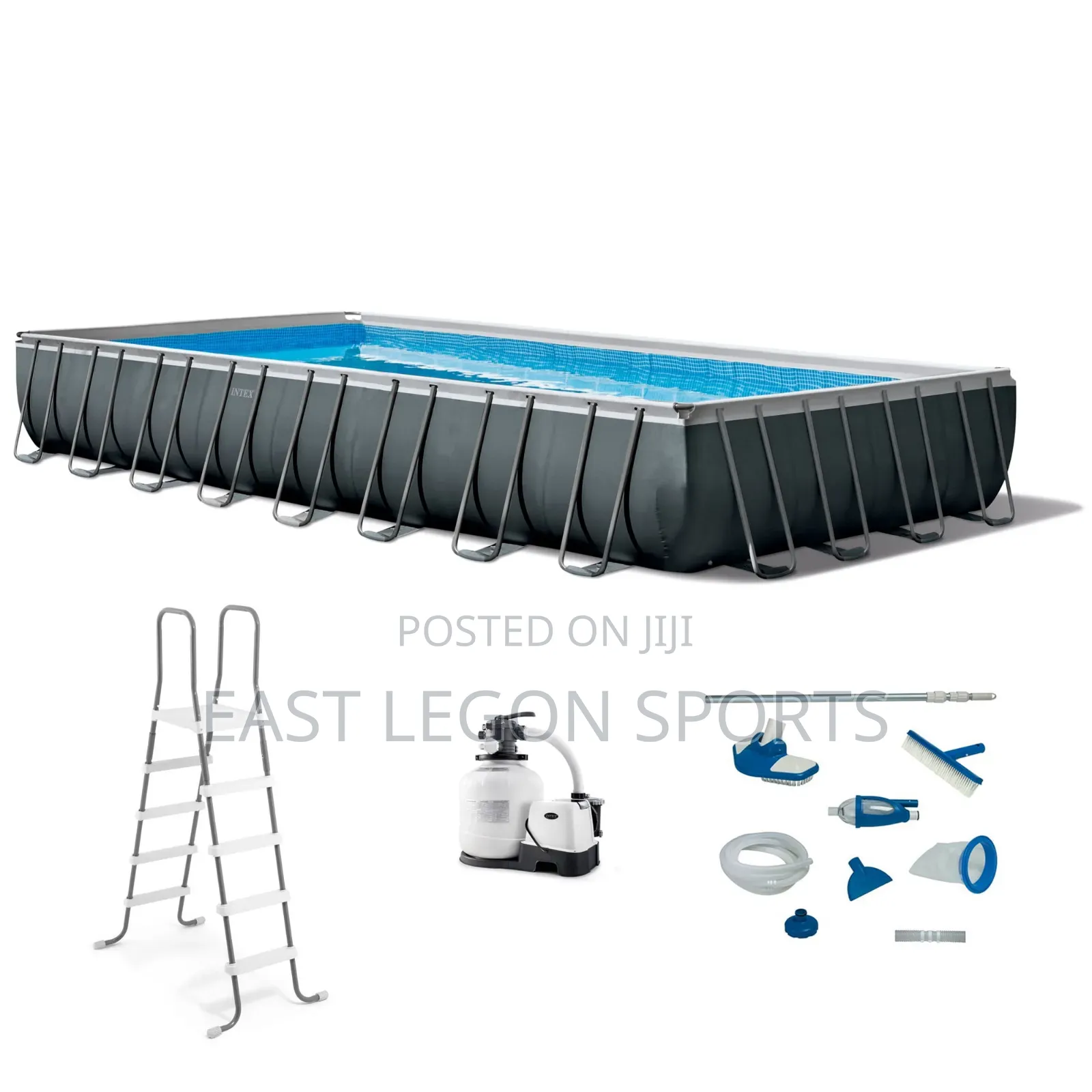 32ft Swimming Pool X 18ft Intex Ultra in Ghana Pump Cover