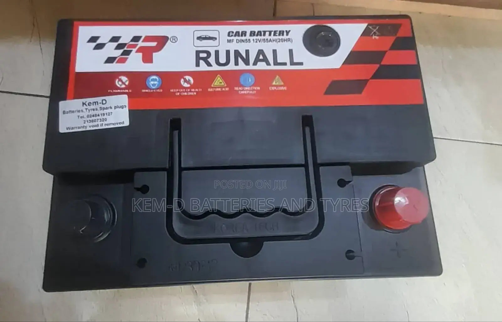 13 Plates Runall Batteries - Free