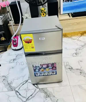 Double Door Table Top Fridge Pearl Adjustable Fridge
