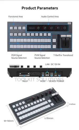 Switchboard Control Panel For Atem Switcher/Vmix/Obs Softwar