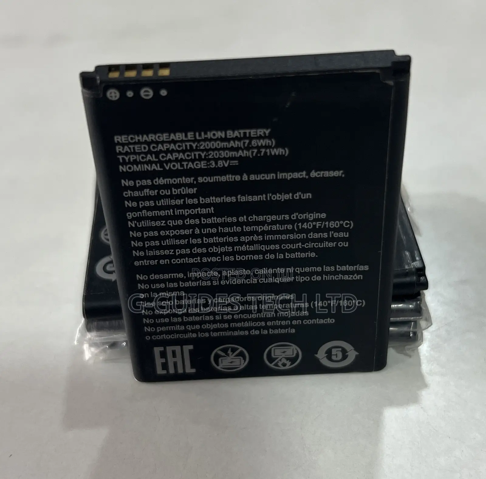 ZTE 3.8V 2000mah Rechargeable LI-ION Battery